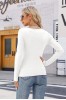 Beyaz Uzun Kollu Trend Bluz BN6576B